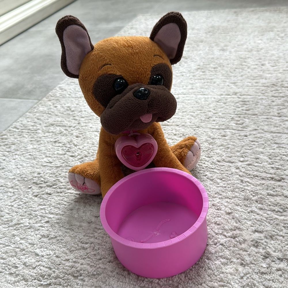 Cabbage Patch Kids Electronic Adoptimals French Bulldog 9-Inch Plush Pet - Picture 6 of 6